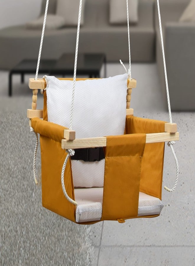 BOFFLE أرجوحة بوفل للأطفال | أرجوحة للأطفال | أرجوحة للرضع | أرجوحة معلقة للأطفال للاستخدام الداخلي والخارجي | أرجوحة حديقة للأطفال مع وسادة واحدة (من 6 أشهر إلى 3 سنوات) (حتى 20 كجم) - Image 1